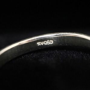 courreges クレージュ SV950 カラーストーン SILVER シルバー 指輪 リング 約13号 装飾品 アクセサリー B70の画像5