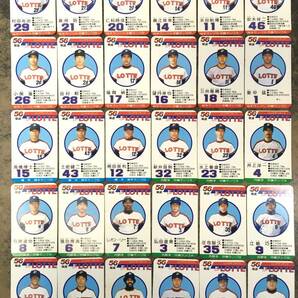 ☆旧タカラ プロ野球ゲーム 選手カード ロッテオリオンズ 昭和56年度版 全30枚 ケース無し♪の画像1