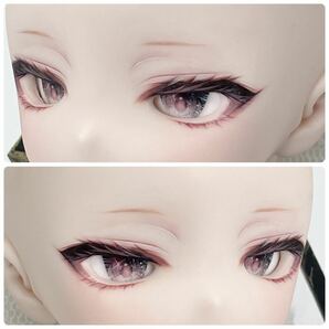 ＊小桜はうす＊ DDH-27 セミホワイト肌 ドルフィードリームカスタムヘッド+おまけアイ ※ソフビ盛りのため難ありの画像10