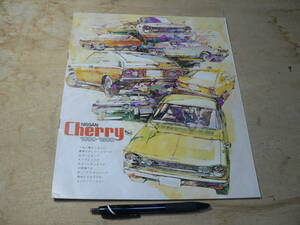  pamphlet Nissan Cherry 1972 year / leaflet catalog 