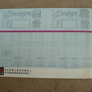 パンフ トラック 三菱ジュピター 3.5トン 3トン 2.5トン 新三菱重工業 チラシ カタログの画像3