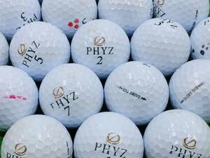 ★Bランク★BRIDGESTONE GOLF PHYZ BIG DRAIVE 2017年モデル ホワイト・パールホワイト混合 30個