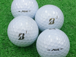 ★ABランク★BRIDGESTONE GOLF TOUR B JGR 2018年モデル パールホワイト 12個 ロゴ無