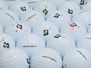 ★Bランク★BRIDGESTONE GOLF EXTRA SOFT 2019年モデル ホワイト 12個