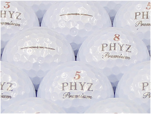 ★ABランク★BRIDGESTONE GOLF PHYZ Premium 2014年モデル ゴールドパール 12個 ロゴ無