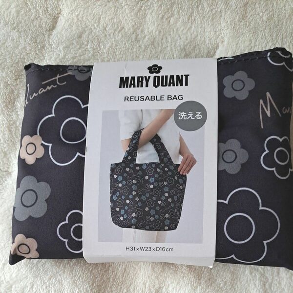 新品 MARY QUANT エコバッグ 洗えるトートバッグ