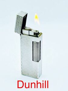 [1 иен старт ] Dunhill зажигалка курение . газовая зажигалка Dunhill ролик рабочее состояние подтверждено 