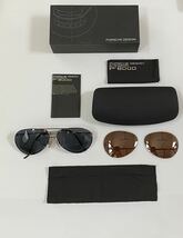 PORSCHE DESIGN サングラス P8433-C ティアドロップサングラス ポルシェデザイン　_画像1