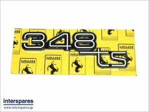 フェラーリ　348用　「348ts」　純正リアエンブレム