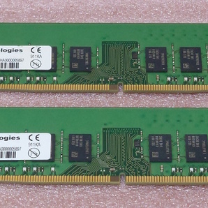 ＞SanMax SMD4-E4G28SE-24RC 2枚セット - PC4-19200/DDR4-2400 Samsungチップ ECC Unbuffered 288Pin DDR4 UDIMM 8GB(4GB x2) 動作品の画像1