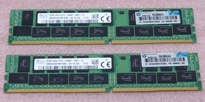 ◎SK hynix HMA84GR7MFR4N-UH 2枚セット - PC4-19200/DDR4-2400/PC4-2400T ECC Registered 288Pin DDR4 RDIMM 64GB(32GB x2) 動作品