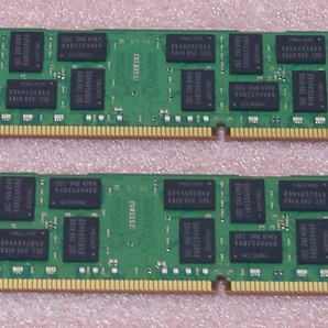 ＞Samsung M393B1K70DH0-YK0 2枚セット - PC3L-12800R/DDR3L-1600 ECC REG/Registered 240Pin DDR3 RDIMM 16GB(8GB x2) 動作品の画像2