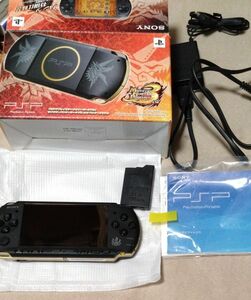 最終値下げ♪PSP プレイステーション・ポータブル （PSP-3000） モンスターハンターポータブル 3rd ハンターズモデル