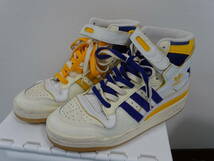 ☆used☆adidas☆アディダスオリジナルス フォーラム 84 ハイ☆adidas Originals Forum 84 HIGH☆25cm☆レイカーズ☆LAKERS☆_画像2