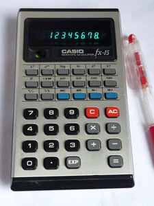 レトロ電卓◆カシオ 電卓 CASIO Fｘ-15 関数電卓 