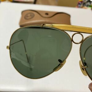 アメリカンヴィンテージ レイバン Ray-Ban 刻印『B&L RAYBAN USA』ティアドロップ 1970sの画像3