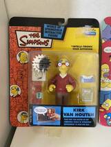 ザ シンプソンズ フィギュア the Simpsons プロフェッサー フリンク KIRK VAN HOUTENセット 未開封品 playmates_画像2