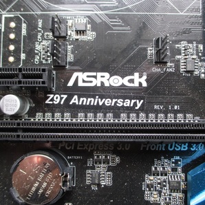 【ジャンク】パソコン マザーボード 電子回路基板 ASRock Z97 Anniversary PC MBの画像2