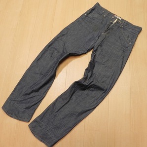 -482★ 00s 日本製 Levi's ENGINEERED JEANS REGULAR 立体裁断 デニムパンツ W32 リーバイス エンジニアド ジーンズ 紺 古着 即決 ★の画像1