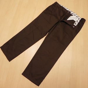 -531★ 美品 ビッグサイズ w112 ★ ディッキーズ DICKIES ワークパンツ トラウザーズ 焦げ茶色 ブラウン D-1083 チノパン パンツ 即決 ★