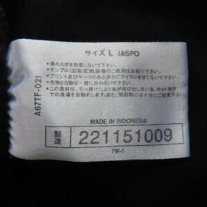 A67TF-021ハーフジップL★ミズノ ハーフジップ半袖プラシャツ （ホワイト×ブラック）サイズLの画像9