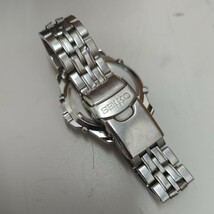 セイコー　Y182-6F00　SEIKO　クロノグラフ　ネイビー　クオーツ　メンズ　腕時計　10026_画像3