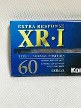 コニカ/カセットテープ/XR・I/60分/ノーマルポジション/未使用_画像2