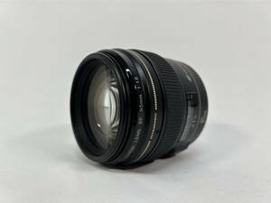 CANON キャノン LENS EF 85㎜ 1:1.8 カメラレンズのみ キャップ フィルター ケース フード付き