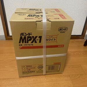 〇 未使用品 コニシ ボンド MPX-1 333ml #57878 ホワイト 2箱 20本 日本接着剤工業会JAIA 建築現場施工用 カートリッジ 