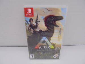 8109・Nintendo Switch/スイッチ ARK : Survival Evolved 北米版 日本語選択可能 中古品