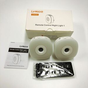 【未使用品】LYRIDZ LEDセンサーライト 足元灯 コンセント 2個パック