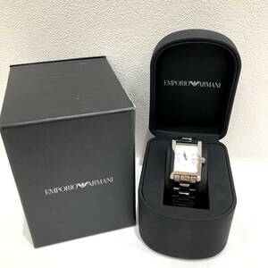 (M4065) [ работа товар ] EMPORIO ARMANI Emporio Armani часы AR0145 кейс иметь 