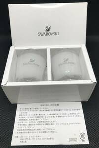 (SH2826) SWARVSKI スワロフスキー アロマキャンドル 未使用 非売品 ローズの香り 