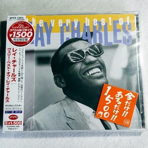 RAY CHARLES「THE VERY BEST OF RAY CHARLES」＊レーベルをの垣根を越えた選曲…大ヒット曲、名曲ばかりを収録　＊未開封