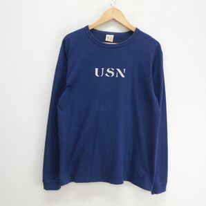 BUZZ RICKSON'S バズリクソンズ L/S T-SHIRT VF-103 SLUGGERS USN 長袖 Tシャツ ロンT カットソー M 10115875の画像2