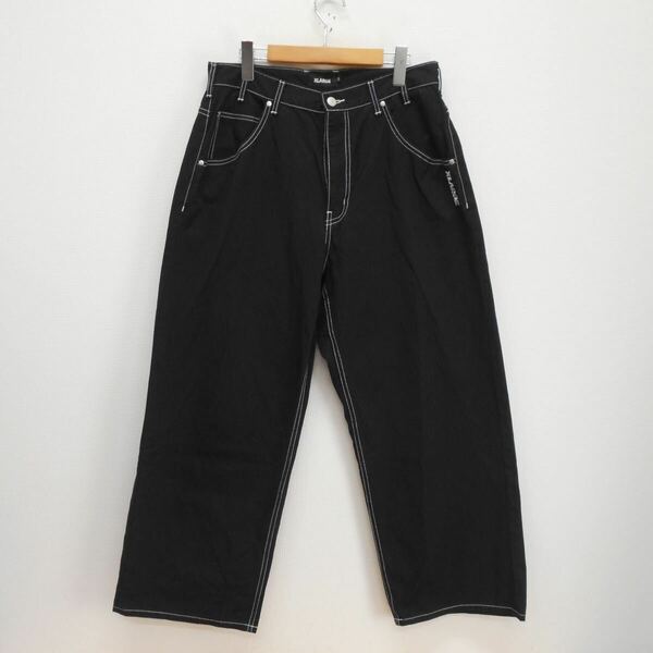 XLARGE エクストララージ 101221031012 CONTRAST STITCH LEATHER PATCHED PANTS 5ポケット カジュアルパンツ 32 10115618