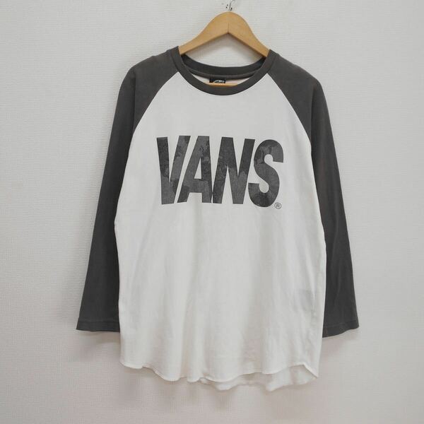 VANS バンズ ラグランTシャツ ロゴ カットソー M 10115484