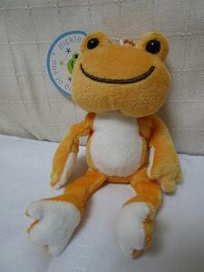  unused frog. pickle mascot ( orange ) ball chain attaching 14cm