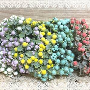 おまとめ 造花 飾り ドライフラワー 花 植物 ミニ薔薇 かすみそう ラベンダーetc.アートフラワー 材料にの画像4