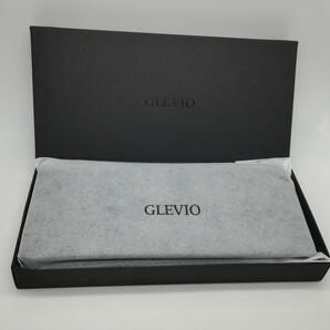 送料無料 メンズ 長財布 GLEVIO グレヴィオ グレー ブラック 新品 プレゼント 未使用 シンプルの画像2