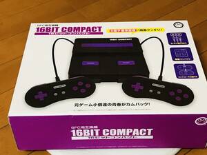 ★新品未使用★SFC用互換機 16BIT COMPACT 16ビットコンパクト S端子　画面クッキリ　コロンバスサークル★