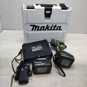 送料無料S77858 充電式インパクトドライバーセット　MAKITA　18V　マキタTD149D　DC-18RF　14.4V-18V　急速充電器　ケース付　工具品　良品