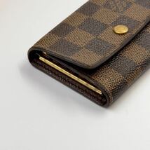 【美品☆1円】　Louis Vuitton　ルイヴィトン　キーケース　6連　ダミエ　ブラウン系　鍵入れ　ミュルティクレ6_画像5