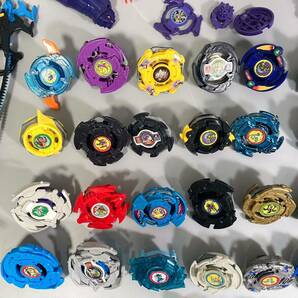 ①タカラ 爆転シュート ベイブレード BEYBLADE ビットチップ ベイブレード本体 シューター ワインダー 初代 初期 当時物 現状 まとめの画像5