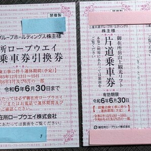 三重 湯の山温泉 「御在所ロープウェイ往復乗車券+観光リフト券」(1-9セット)の画像1