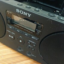 SONY CDラジオ ZS-S40 ブラック CDプレイヤー故障 ソニー 黒_画像3
