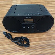 SONY CDラジオ ZS-S40 ブラック CDプレイヤー故障 ソニー 黒_画像1