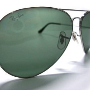 美品Vintage B&L RayBan METAL2 62mm USA製JAPAN限定GTO鬼塚英吉LIMITED反町隆史シルバG15ボシュロムBLアメリカ ティアドロップ サングラスの画像10