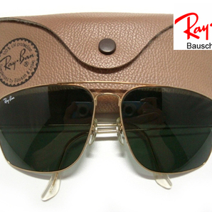 Vintage B&L RayBan EXPLORER USA G15 62mm BLボシュロムMETALメタル エクスプローラ ゴールドGOLDパイロット グラス金アメリカ サングラスの画像1