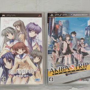 ■中古 PSP CLANNAD クラナド & AKIBA’STRIP アキバストリップ セット